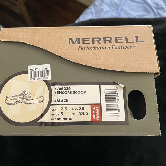 Merrell Encore Scoop slide on clogs with knit edging. Size 7.5 - Picture 6 of 8